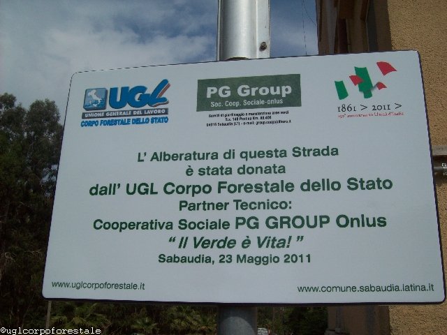 23 maggio 2011 Sabaudia: Il Verde è Vita